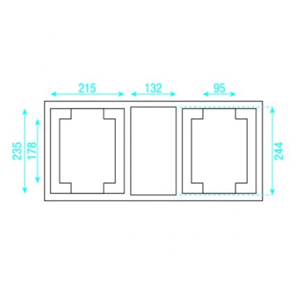 Showtec D7010 Case for 2 x Phantom 25/50/65